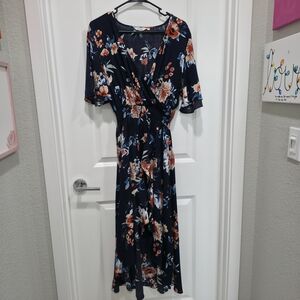 Floral Hi-Low Dress